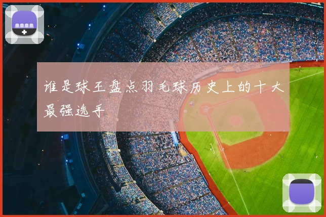 谁是球王盘点羽毛球历史上的十大最强选手